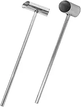 Zerodeko 2pcs Large Small Diameter Stainless Steel Marshmallow Sugar Scoop Non-Slip Design for Homemade Marshmallows