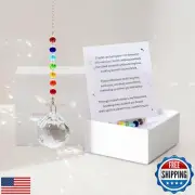 Sympathy Gifts for Loss of Loved One, Crystal Sun Catcher Rainbow Maker, Uniq