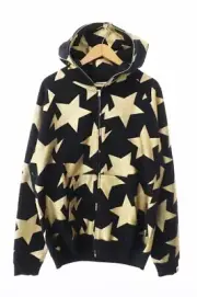 Avasing Ape A BATHING APE BAPESTA FULL ZIP HOODIE Vipster Full Zip Hoodie L Bl