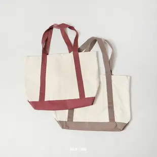 NEW BALANCE TOTE 玫瑰紅 濃可可 美式LOGO 大容量 帆布手提袋 購物袋【LAB23027】