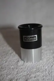 1.25" H20 20mm Telescope Eyepiece with Filter Threads & Plastic Case - NEW
