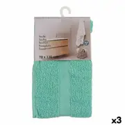 Bath Towel Turquoise 70 x 0.5 x 130 Cm 3 Units