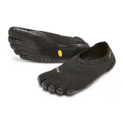 Vibram Mens Five Fingers Shoes Knitted Slip On Running Casual Trainers - Black 43 EU