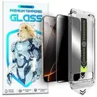 2X MAXSHIELD Privacy Glass Screen Protector For iPhone 16 Pro Max 15 14 13 12