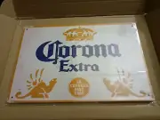 Corona Extra Retro Vintage Metal sign tacker 8"X12" Man-Cave Décor Sealed