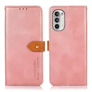 for Motorola Moto G52 4G/G82 5G Dual Color Flip Wallet Phone Case Closure with Function Folio Cover