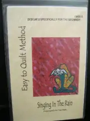 SINGING IN THE RAIN STAINED GLASS WITH TRISH STUART QUILT WALL HANGING #TWS015