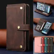 For iPhone 13 12 11 Pro Max XS SE2/3 7 8 Plus Case Leather Wallet Flip Cover