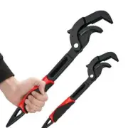 Multifunction Auto Power Grip Pipe Wrench Metal Self Adjusting Spanner Quick