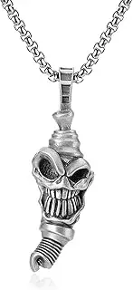 [HAMKVBPR] Hip Hop Necklace Personalised Punk Pendant Necklace Men Hip Hop Necklace for Party Supplies
