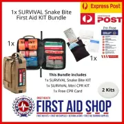 SURVIVAL Snake Bite First Aid KIT + CPR First Aid Kit - First Aid Supplies