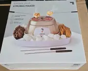 Smore Maker SHARPER IMAGE Indoor Electric Tabletop + 4 Skewers NIB