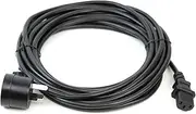 Piggyback IEC Female Plug 1.0mm Power Cable Lead Cord Jug Black Piggy Back AUS (7M)
