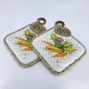 Vintage NWT Lot of 2 Kitchen Compliments Kitschy Raccoon Pot Holders Hot Pads