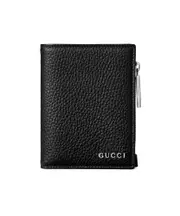 logo-lettering wallet One size black