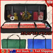 Christmas Xmas Wrapping Wrap Organizer Paper Storage Bag Tidy Gift Decoration EV