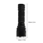 UV Flashlight LED 365nm Blacklight Torch Aluminium Alloy Shell Ultraviolet A HB0
