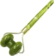 WOFASHPURET Natural Jade Stone Face Massager Portable Skin Care Roller for Aging Facial Lifting Relaxation Lightweight Beauty Tool for Home Travel