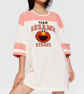 NEW PETER ALEXANDER SESAME STREET ELMO SLEEP TEE NIGHTIE 3/4+