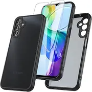 [RC1WD] Case for Samsung Galaxy A14, Mobile Phone Case for Samsung A14 with 9H Tempered Glass Screen Protector, Shockproof, Scratch-Resistant Case Cover Protective Case for Samsung Galaxy A14 4G/5G