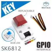 M5Stack Key Green axis single button interaction Unit SK6812 Programmable RGB