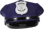 Classic Adult Police Hat Octagon Badge Comfortable for Cosplay Party and Performance