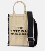 [Marc Jacobs] Marc Jacobs The Jacquard canvas phone pouch One Size beige