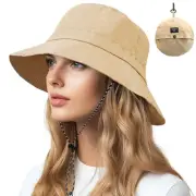 NPQQUAN Waterproof Quick Dry Bucket Hats for Woman Men Packable 1 Khaki