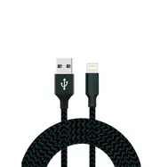 Catzon 1M 2M 3M 1Pack iPhone Charger Nylon Braided Phone Cable Fast Charger Cable USB Cord - Navy