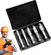 Broken Screw Extraction Kit, Damaged Screw Extractor Set - 5 Piece Broken Bolt Removal Extractor Grab Tool | Extractor Supplies for Easy Stripped Head Screw Bolt Extraction Supplies, Furniture Repair