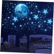 1138Pcs Glow in The Dark Stars, Glow in The Dark Moon for Ceiling Planets