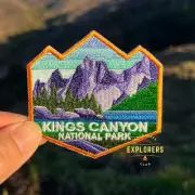 Kings Canyon National Park Patch for Backpack Denim Jacket Iron On Embroidery Pa