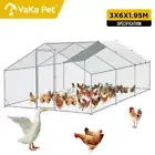 VaKa 3x6x1.95m Metal Walk-in Chicken Coop Rabbit Hutch Cage Hen House Chook Au