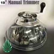 High Quality Hydroponics 19inch Clear Top Stainless Plant Bud Hearb Leaf Trimmer