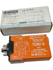 Crouzet Syrelec TCR2U, 12VDC 230VAC Time Delay Relay **SALE**