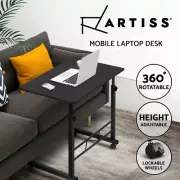 Artiss Laptop Desk Table Portable Desk Mobile Adjustable Wooden Bed Side Table