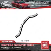 Gates Upper Heater Hose for Mitsubishi Magna TS TR 3.0L 03/91-04/96