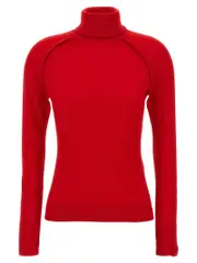 [Victoria Beckham] Victoria Beckham-Piping Top Rosso-Donna M