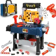 Kids Tool Set with Workbench Realistic Tool Pretend Play Toys for 3 4+Year Old B