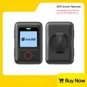 GPS Action Remote for Insta360 X4 GO 3S Bluetooth 5.0 5m (16.4ft) Action Remote
