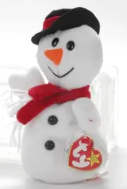 New Ty Beanie Babies SNOWBALL Toy 1996 Good Condition (no case)