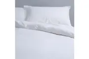 Canningvale Quilt Cover Set Vintage Softwash Cotton White Bedding