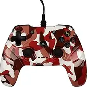 Konix Drakkar Wired Controller for Desktop PC Gaming Cable 1.8 m USB Port Camouflage Pattern Black White Red