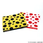 草間彌生 圓點手帕紅黃 兩色 POLKA DOTS HANDKERCHIEF【多納藝術商店 DONNAARTSHOP】