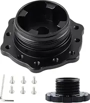 Aceirropy Gaming Steering Wheel Adapter - Aluminum Steering Wheel Adapter,Equipment Replacement System for Pc Automotive Racing Devices for Men Women Teens