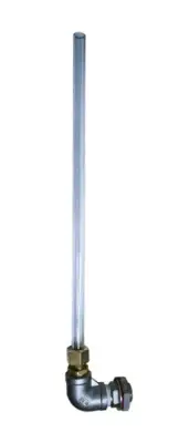 12" Sight Glass Polycarbonate Weldless Stainless Steel Elbow Homebrewing Kettle