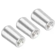 Metal Guitar 3 Way Toggle Switch Tip Switch Knob Cap M4 Silver 3pcs