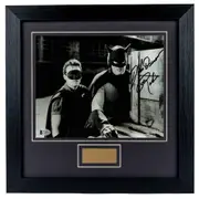 John Duncan Personally Signed Batman And Robin 8 x 10 Photograph Framed