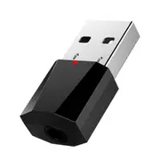 2 In 1 bluetooth 4.2 LED Indicator Mini USB 3.5mm AUX Audio Receiver Adapter For Stereo Computer MP3 Player TV Car Radio Speaker