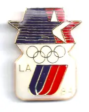 1984 OLYMPIC UNITED AIRLINES PROTOTYPE PIN VERY VERY RARE PIN NEVER ISSUED
